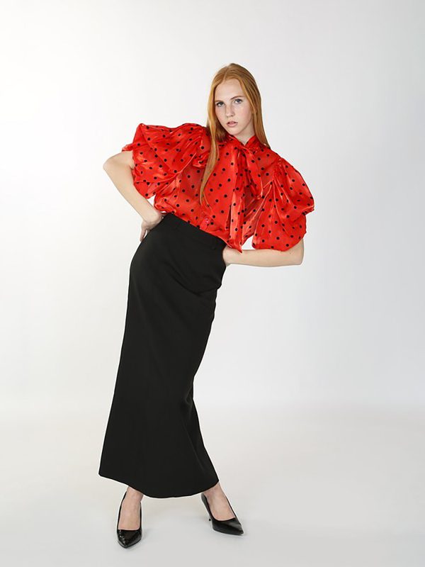 Nevidex Straight High Waist Maxi Skirt