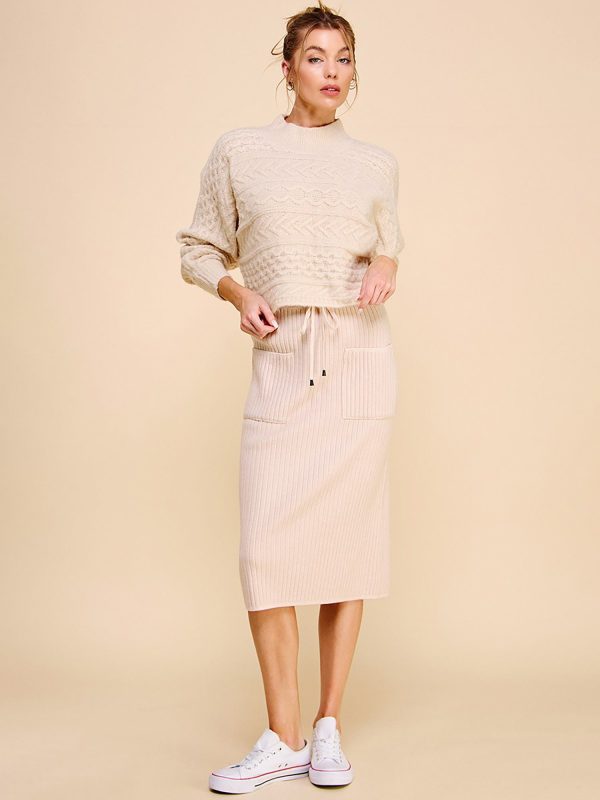 Nevidex  Midi Sweater Skirt